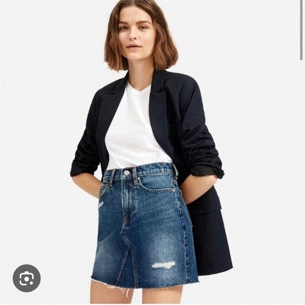 Everlane the deconstructed skirt.